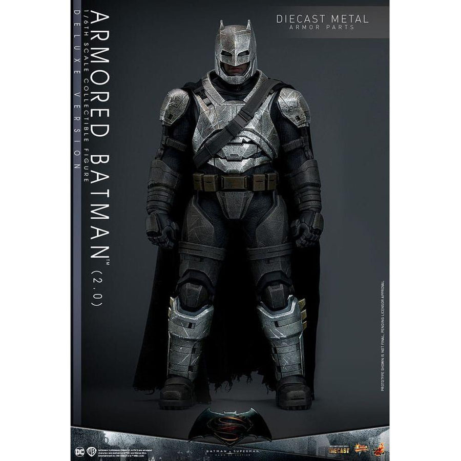 Batman v Superman: Dawn of Justice Movie Masterpiece Action Figure 1/6 Armored Batman 2.0 (Deluxe Version) 33 cm - The Happy Toy Store