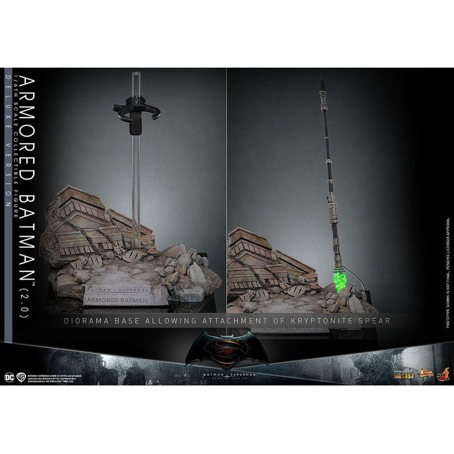 Batman v Superman: Dawn of Justice Movie Masterpiece Action Figure 1/6 Armored Batman 2.0 (Deluxe Version) 33 cm - The Happy Toy Store