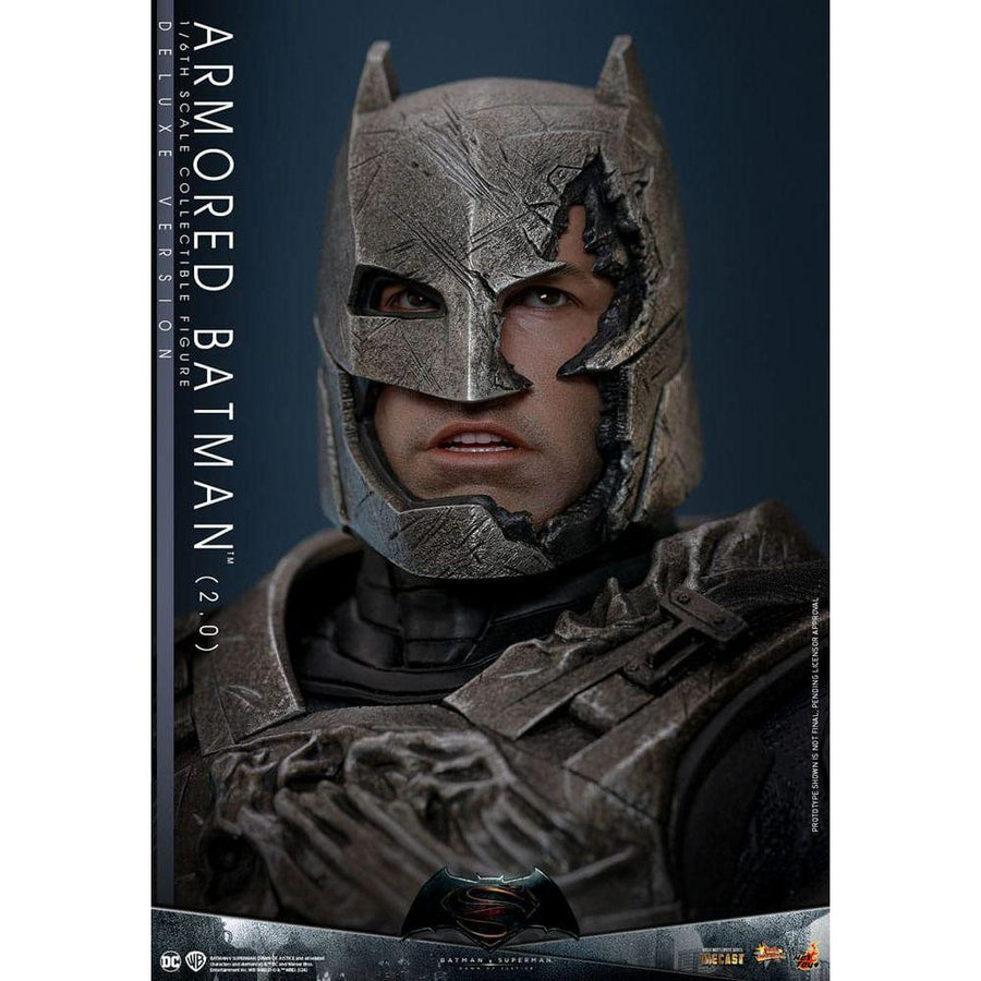 Batman v Superman: Dawn of Justice Movie Masterpiece Action Figure 1/6 Armored Batman 2.0 (Deluxe Version) 33 cm - The Happy Toy Store