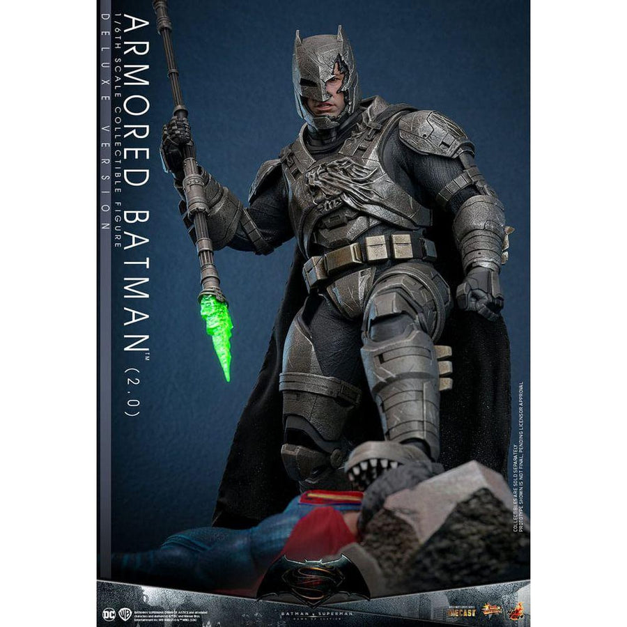 Batman v Superman: Dawn of Justice Movie Masterpiece Action Figure 1/6 Armored Batman 2.0 (Deluxe Version) 33 cm - The Happy Toy Store