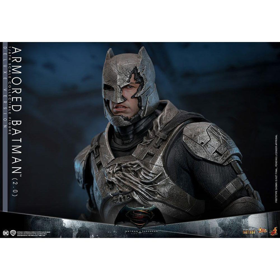 Batman v Superman: Dawn of Justice Movie Masterpiece Action Figure 1/6 Armored Batman 2.0 (Deluxe Version) 33 cm - The Happy Toy Store
