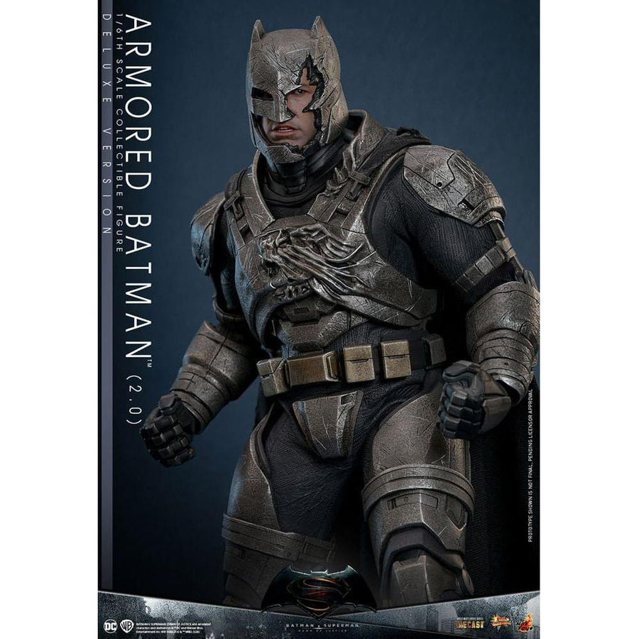 Batman v Superman: Dawn of Justice Movie Masterpiece Action Figure 1/6 Armored Batman 2.0 (Deluxe Version) 33 cm - The Happy Toy Store