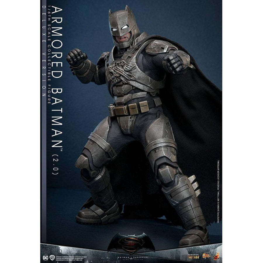 Batman v Superman: Dawn of Justice Movie Masterpiece Action Figure 1/6 Armored Batman 2.0 (Deluxe Version) 33 cm - The Happy Toy Store