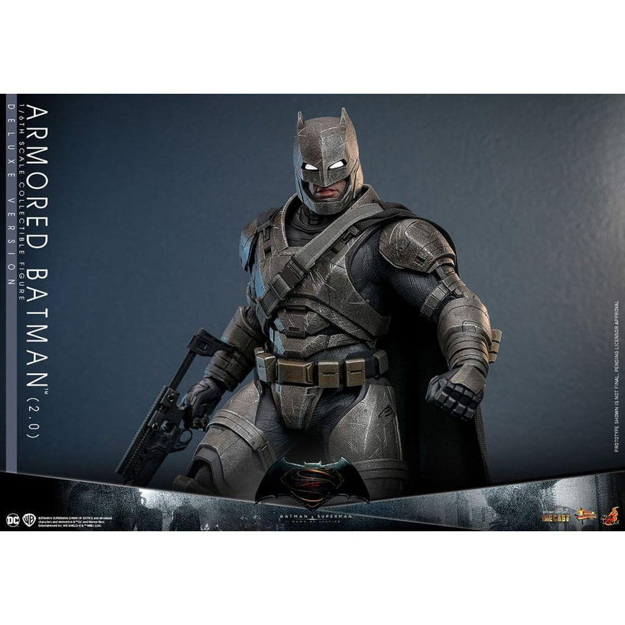 Batman v Superman: Dawn of Justice Movie Masterpiece Action Figure 1/6 Armored Batman 2.0 (Deluxe Version) 33 cm - The Happy Toy Store
