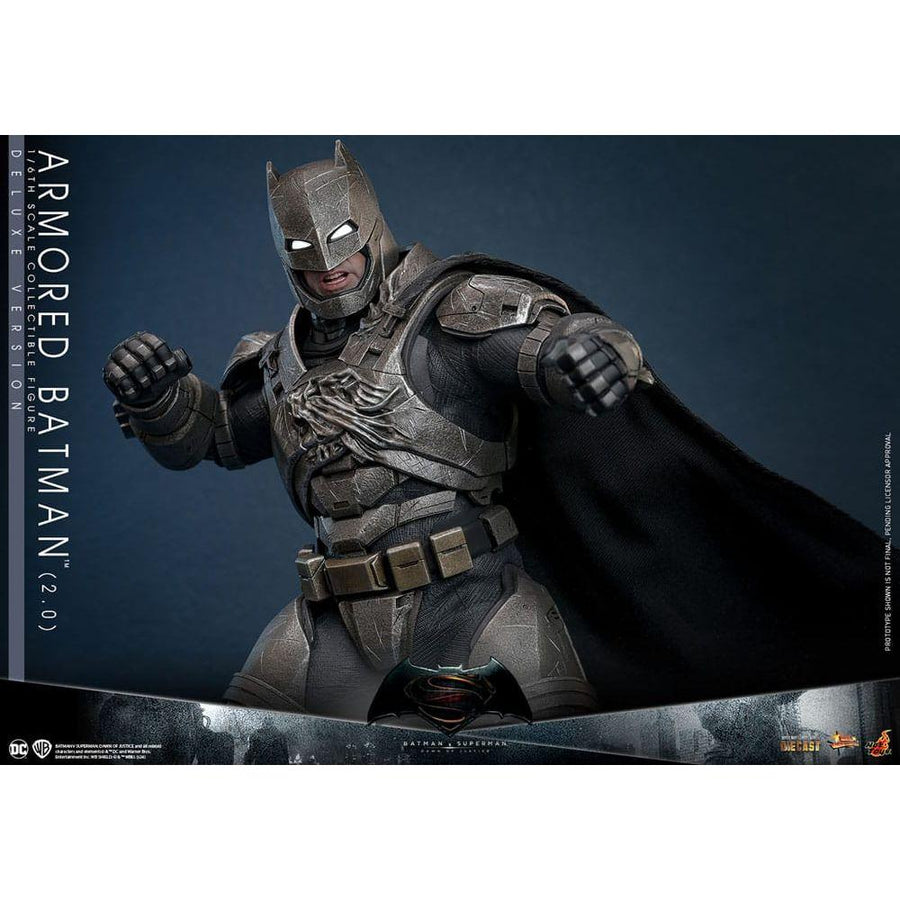 Batman v Superman: Dawn of Justice Movie Masterpiece Action Figure 1/6 Armored Batman 2.0 (Deluxe Version) 33 cm - The Happy Toy Store