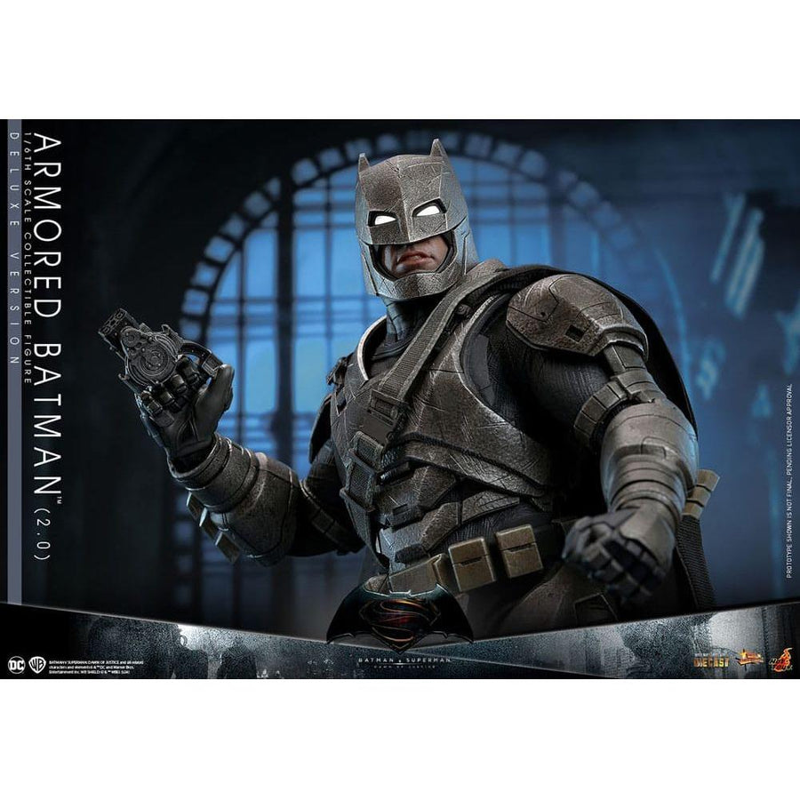 Batman v Superman: Dawn of Justice Movie Masterpiece Action Figure 1/6 Armored Batman 2.0 (Deluxe Version) 33 cm - The Happy Toy Store