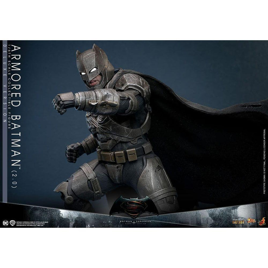 Batman v Superman: Dawn of Justice Movie Masterpiece Action Figure 1/6 Armored Batman 2.0 (Deluxe Version) 33 cm - The Happy Toy Store