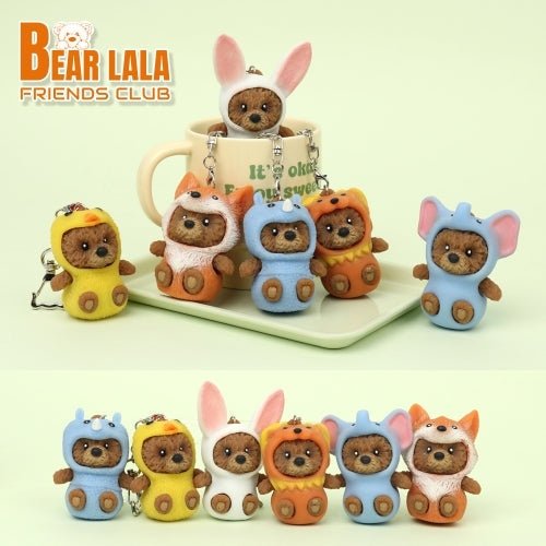 Bear Lala Friends Club Dress Up Costume Keyring Blind Box Vol 1 - The Happy Toy Store