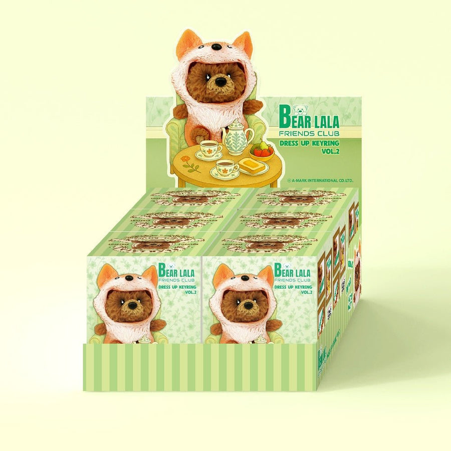 Bear Lala Friends Club Dress Up Costume Keyring Blind Box Vol 1 - The Happy Toy Store