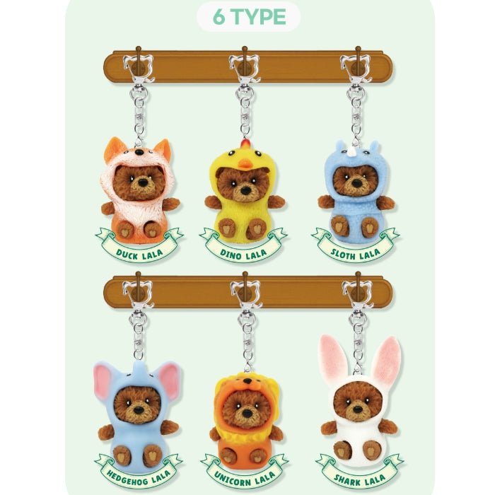 Bear Lala Friends Club Dress Up Costume Keyring Blind Box Vol 1 - The Happy Toy Store