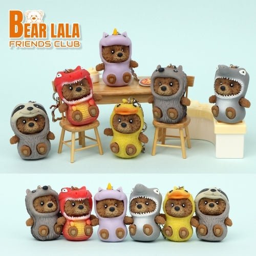 Bear Lala Friends Club Dress Up Costume Keyring Blind Box Vol 1 - The Happy Toy Store