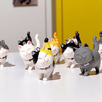 Best Friend Cat Figure Collectable Keyring Blind Box - The Happy Toy Store
