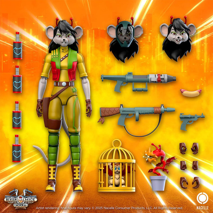 Biker Mice From Mars Action Figure Carbine 23 cm - The Happy Toy Store