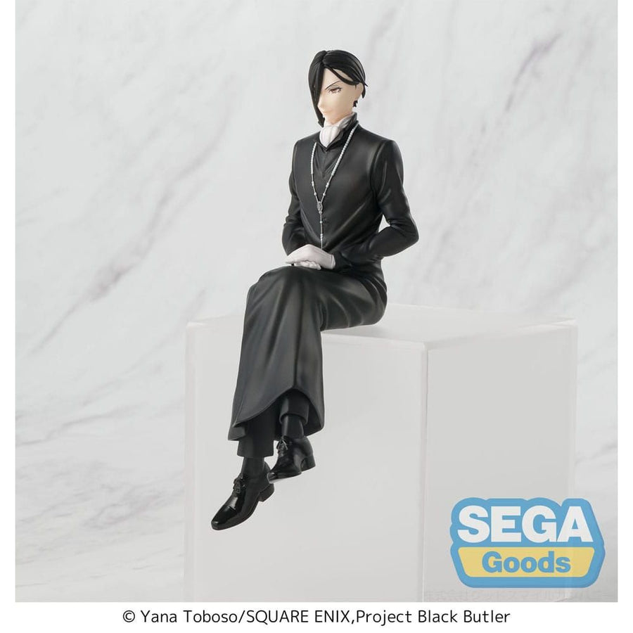 Black Butler: Boarding School Arc PM Perching PVC Statue Sebastian Michaelis 16 cm - The Happy Toy Store