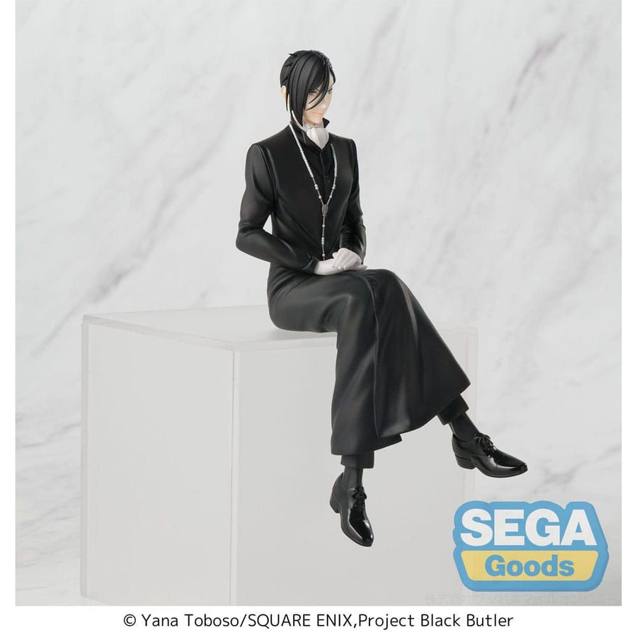 Black Butler: Boarding School Arc PM Perching PVC Statue Sebastian Michaelis 16 cm - The Happy Toy Store