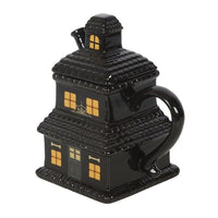 Black Haunted House Lidded Halloween Mug - The Happy Toy Store