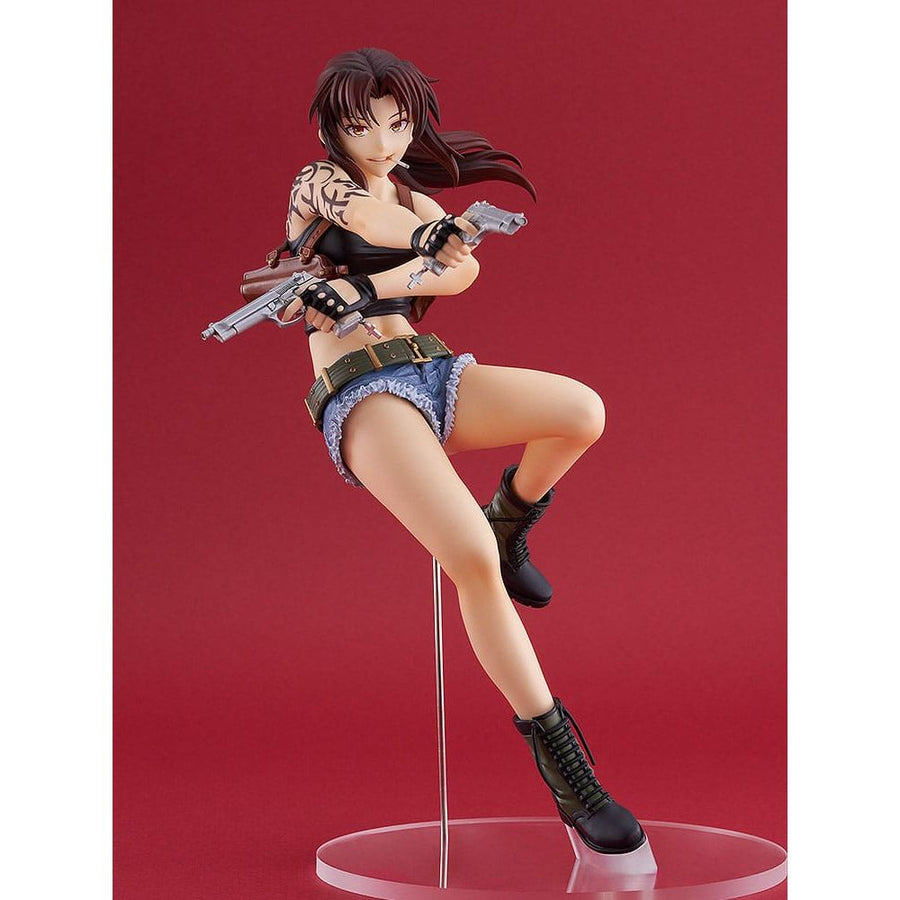 Black Lagoon Pop Up Parade PVC Statue Revy L Size 21 cm - The Happy Toy Store