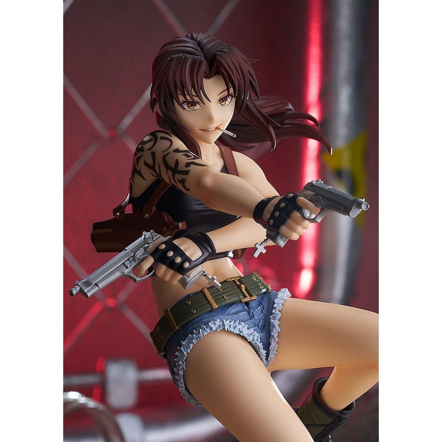 Black Lagoon Pop Up Parade PVC Statue Revy L Size 21 cm - The Happy Toy Store