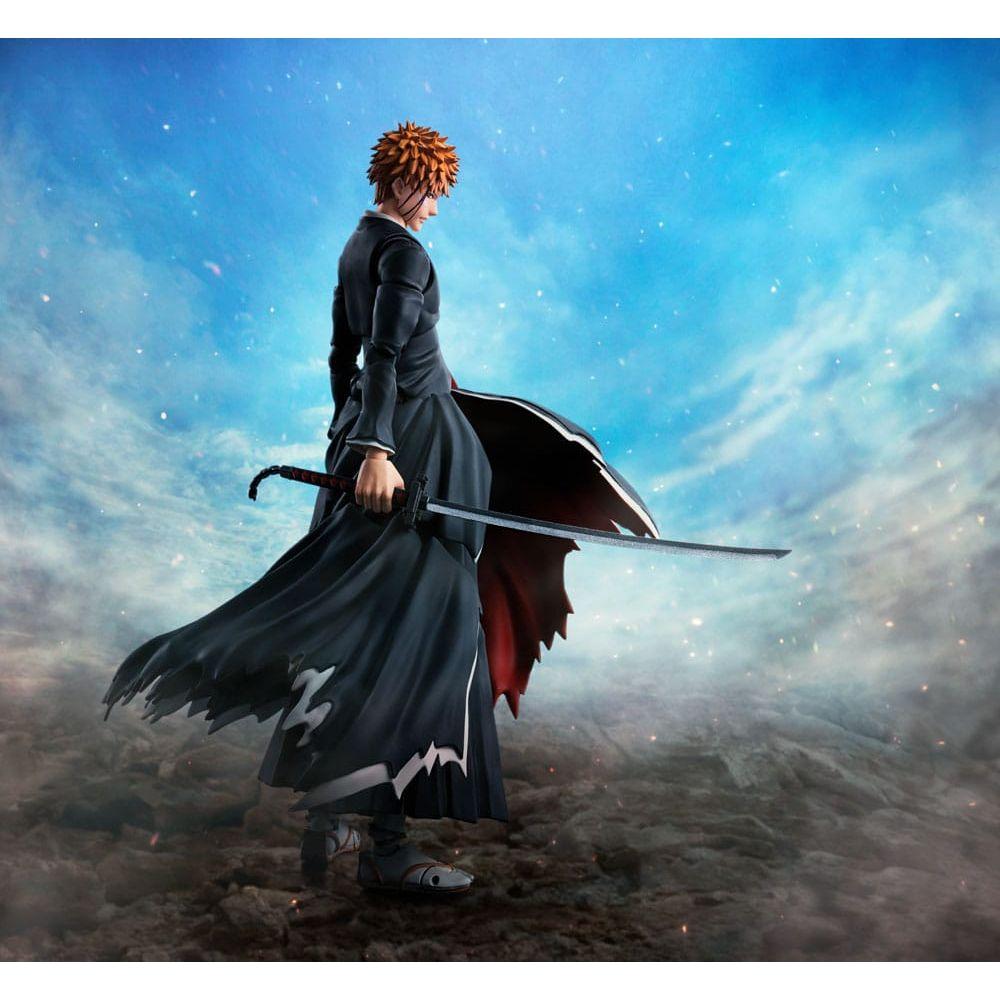Bleach S.H. Figuarts Action Figure Ichigo Kurosaki Getsugatensho 16 cm - The Happy Toy Store