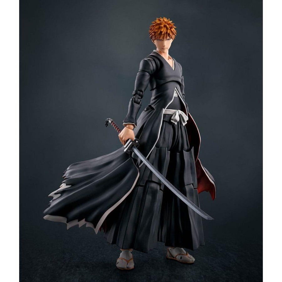 Bleach S.H. Figuarts Action Figure Ichigo Kurosaki Getsugatensho 16 cm - The Happy Toy Store