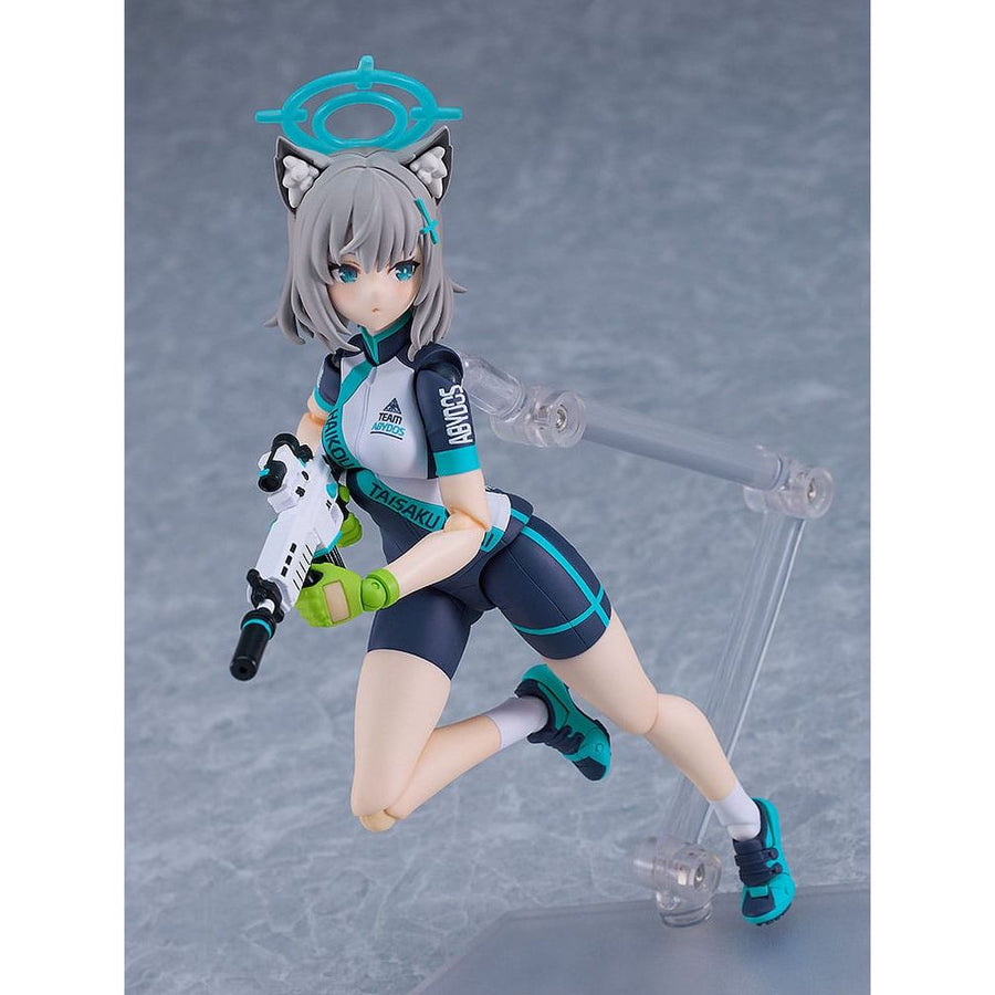 Blue Archive Figma Action Figure Shiroko Sunaookami Cycling DX Edition 15 cm - The Happy Toy Store