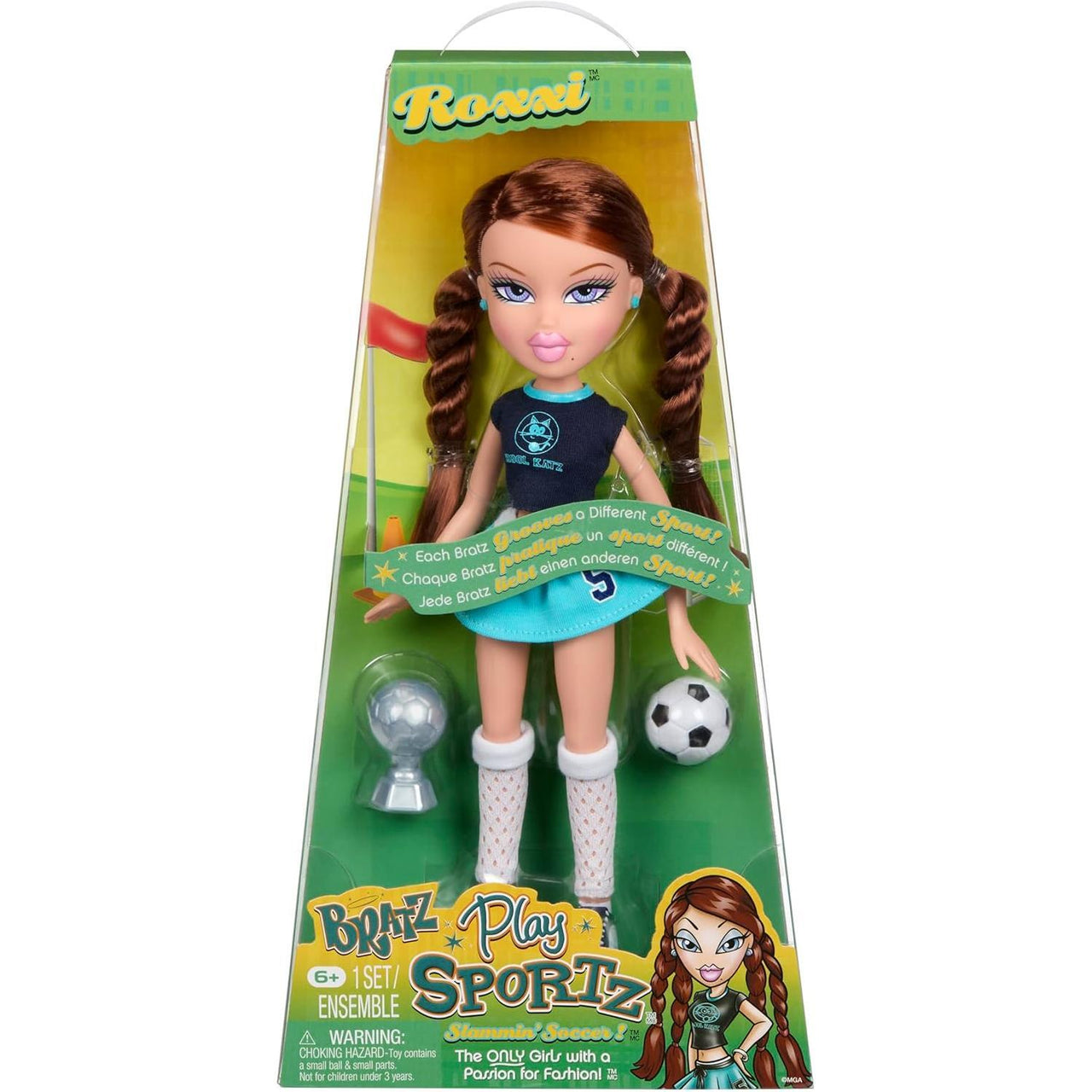 Bratz Play Sportz Roxxi Soccer Doll - The Happy Toy Store