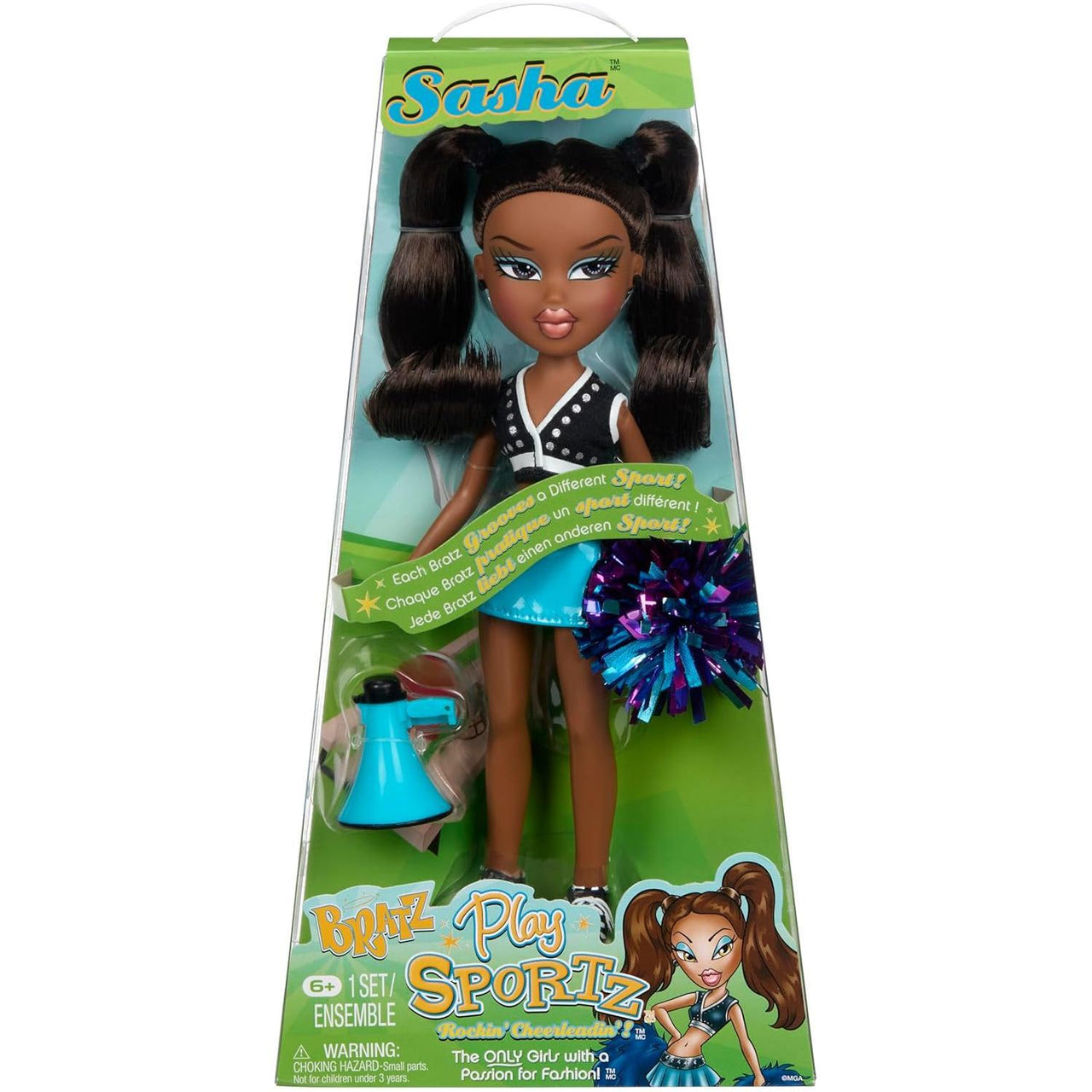 Bratz Play Sportz Sasha Cheerleader Doll - The Happy Toy Store