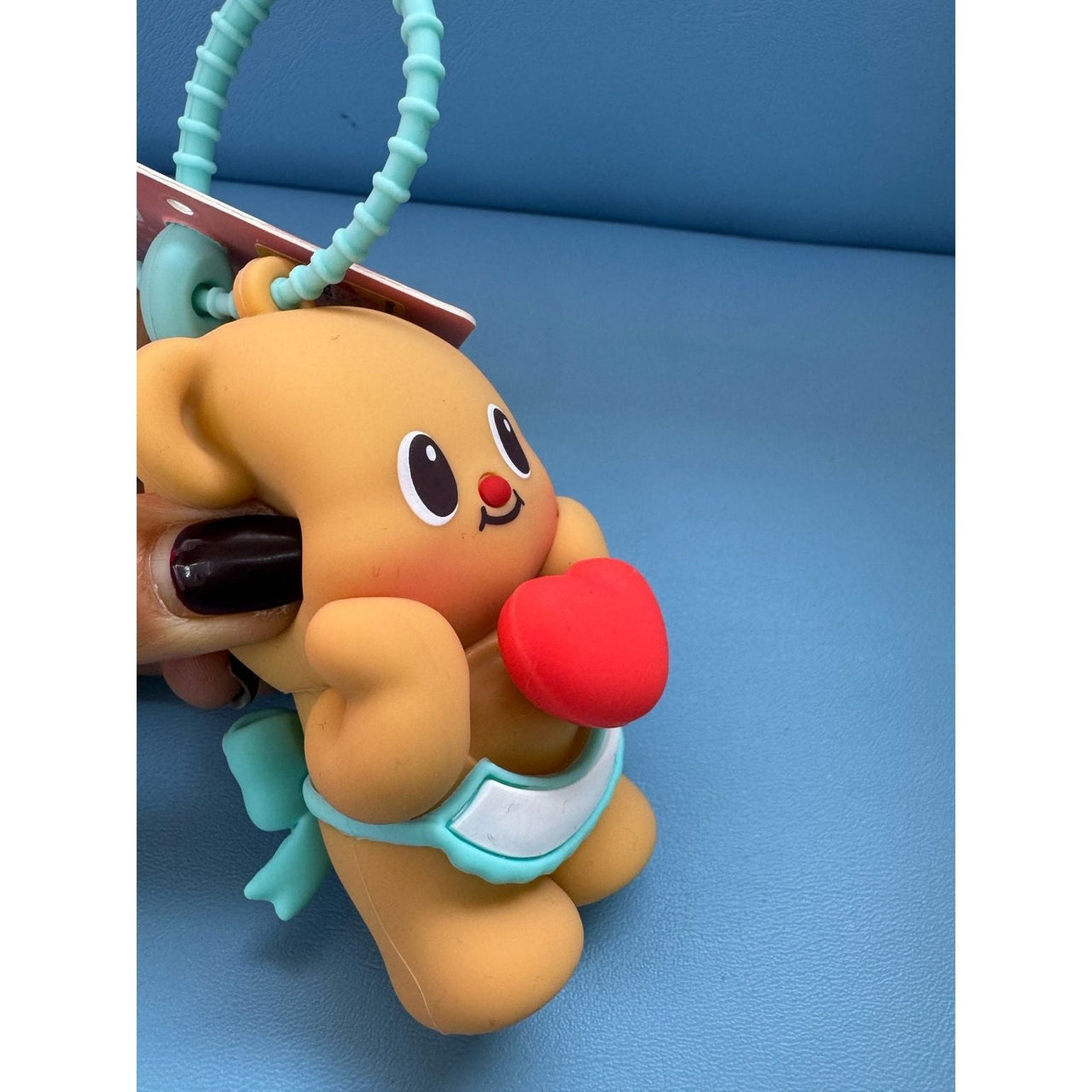 Butter Bear Heart Key Chain Bag Charm - The Happy Toy Store