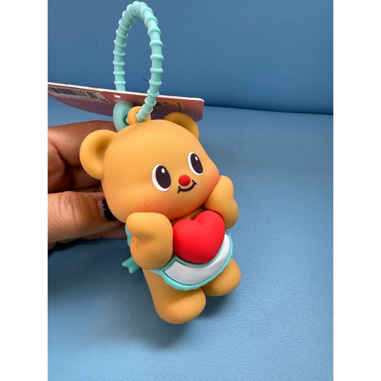 Butter Bear Heart Key Chain Bag Charm - The Happy Toy Store