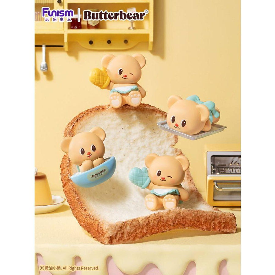 Butterbear Baked with Love Series Mini Figures 3 - Pack Chubby Face Full Blind Box Set 6 Pack - The Happy Toy Store