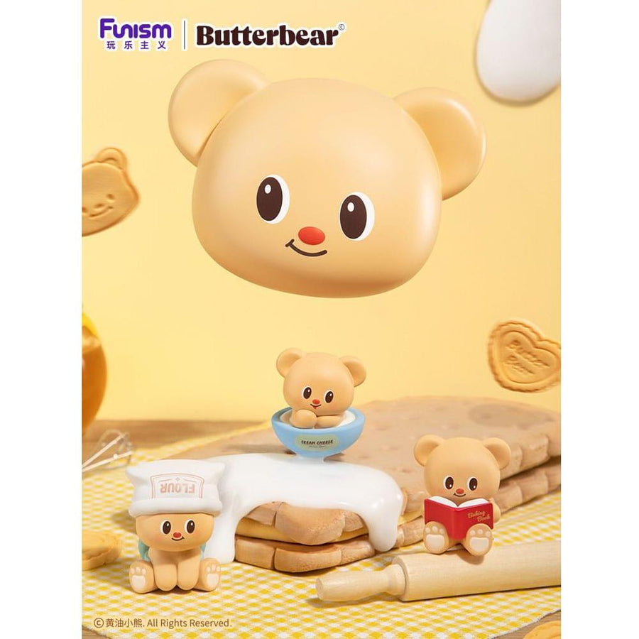 Butterbear Baked with Love Series Mini Figures 3 - Pack Chubby Face Full Blind Box Set 6 Pack - The Happy Toy Store