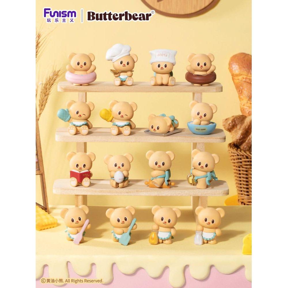 Butterbear Baked with Love Series Mini Figures 3 - Pack Chubby Face Full Blind Box Set 6 Pack - The Happy Toy Store