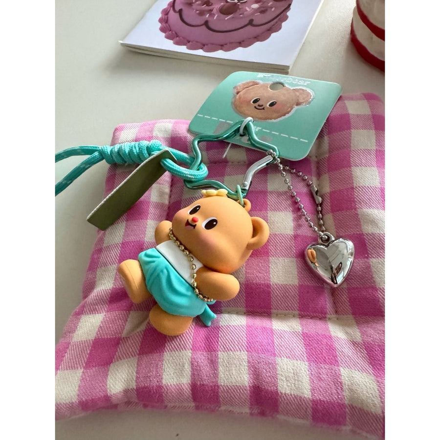 Butterbear Keychain - Star Bag Charm - The Happy Toy Store