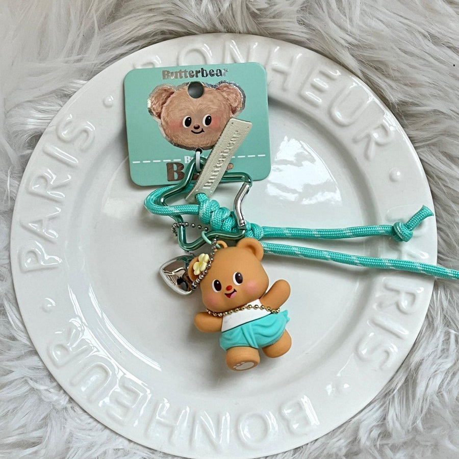 Butterbear Keychain - Star Bag Charm - The Happy Toy Store