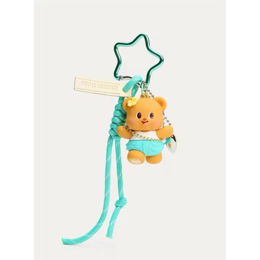 Butterbear Keychain - Star Bag Charm - The Happy Toy Store