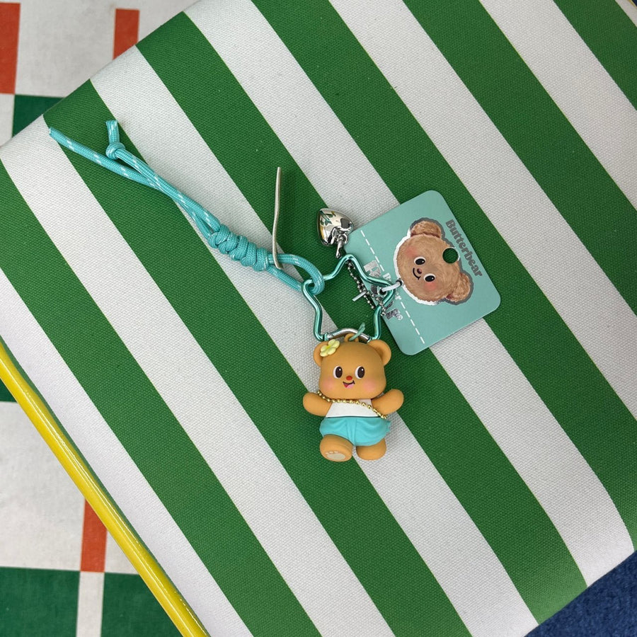 Butterbear Keychain - Star Bag Charm - The Happy Toy Store