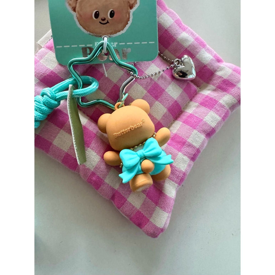 Butterbear Keychain - Star Bag Charm - The Happy Toy Store