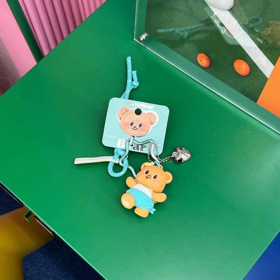 Butterbear Keychain - Star Bag Charm - The Happy Toy Store