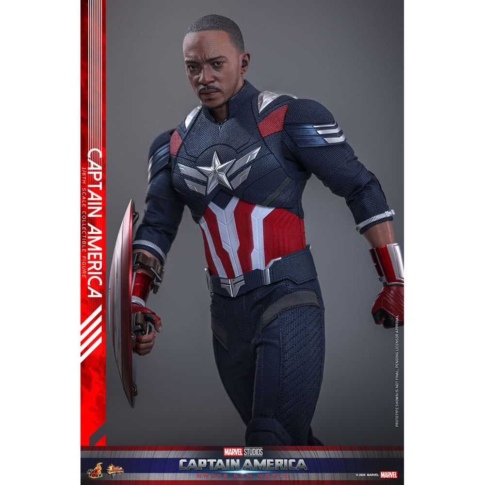 Captain America: Brave New World Movie Masterpiece Action Figure 1/6 Captain America 30 cm - The Happy Toy Store