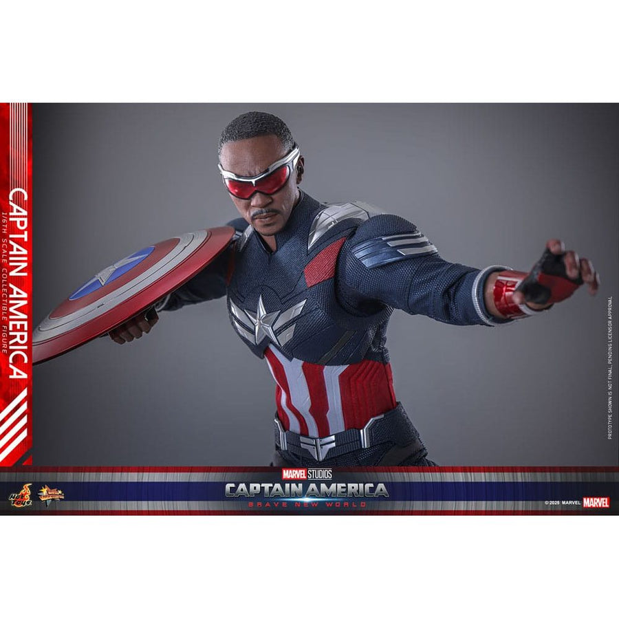 Captain America: Brave New World Movie Masterpiece Action Figure 1/6 Captain America 30 cm - The Happy Toy Store