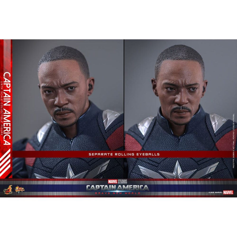Captain America: Brave New World Movie Masterpiece Action Figure 1/6 Captain America 30 cm - The Happy Toy Store