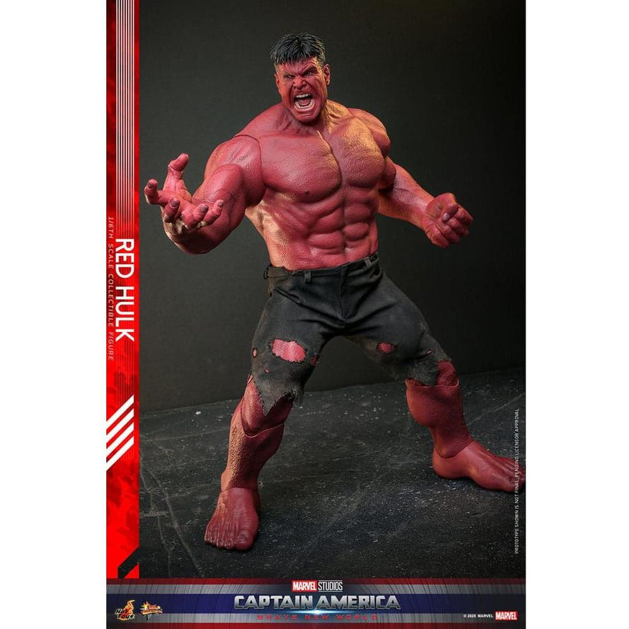 Captain America: Brave New World Movie Masterpiece Action Figure 1/6 Red Hulk 47 cm - The Happy Toy Store