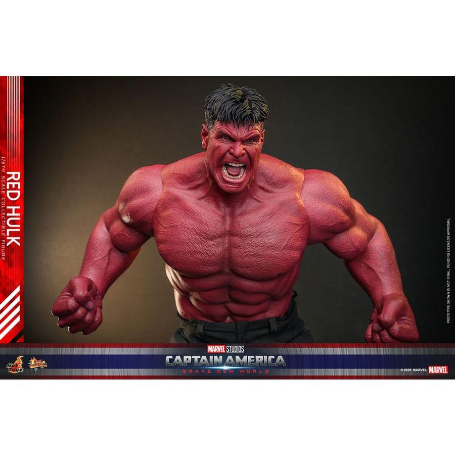 Captain America: Brave New World Movie Masterpiece Action Figure 1/6 Red Hulk 47 cm - The Happy Toy Store