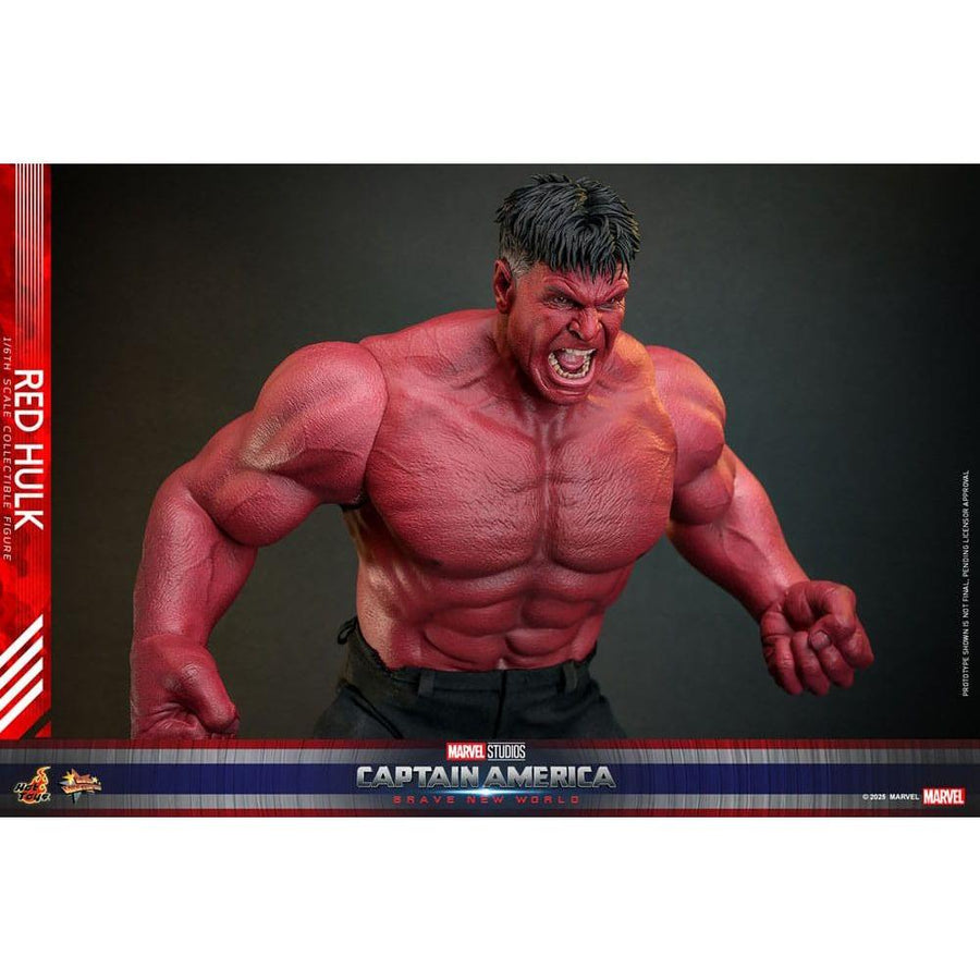 Captain America: Brave New World Movie Masterpiece Action Figure 1/6 Red Hulk 47 cm - The Happy Toy Store