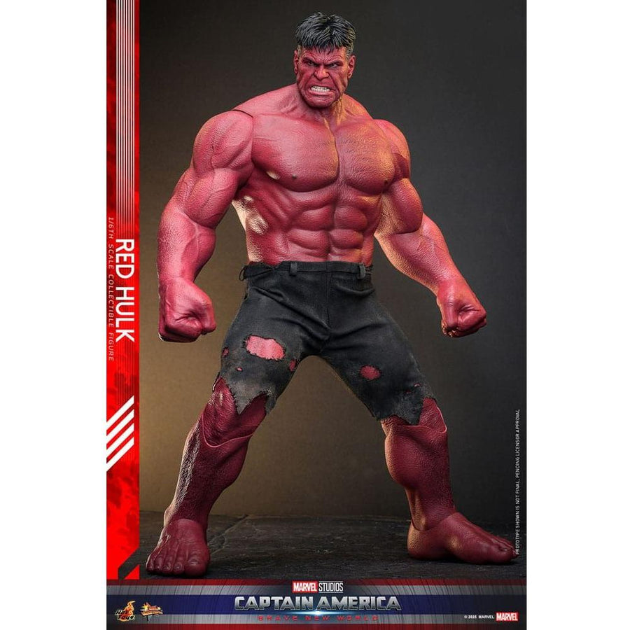 Captain America: Brave New World Movie Masterpiece Action Figure 1/6 Red Hulk 47 cm - The Happy Toy Store