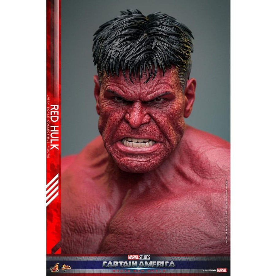Captain America: Brave New World Movie Masterpiece Action Figure 1/6 Red Hulk 47 cm - The Happy Toy Store
