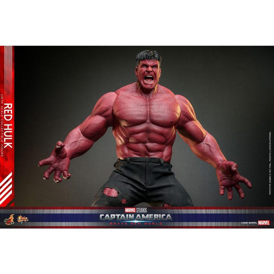 Captain America: Brave New World Movie Masterpiece Action Figure 1/6 Red Hulk 47 cm - The Happy Toy Store
