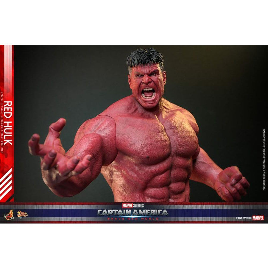 Captain America: Brave New World Movie Masterpiece Action Figure 1/6 Red Hulk 47 cm - The Happy Toy Store