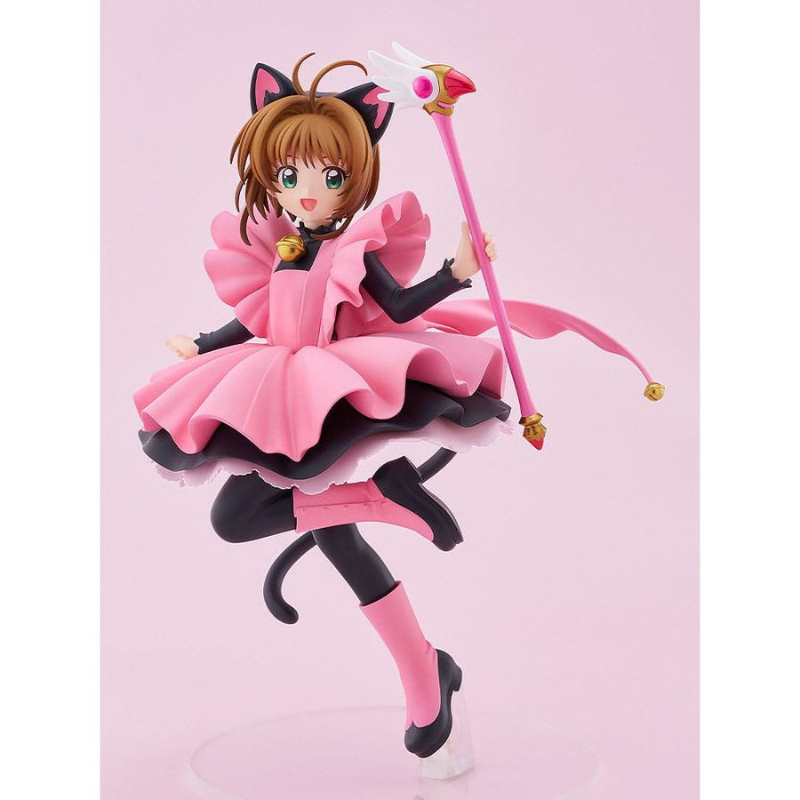 Cardcaptor Sakura Pop Up Parade PVC Statue Sakura Kinomoto: Black Cat Costume Ver. L Size 22 cm - The Happy Toy Store