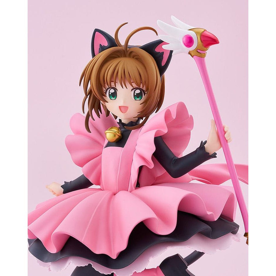 Cardcaptor Sakura Pop Up Parade PVC Statue Sakura Kinomoto: Black Cat Costume Ver. L Size 22 cm - The Happy Toy Store
